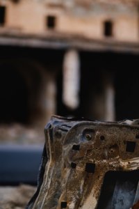 Views in May of 2019 around the ruined old city of Shingal after the war with the Islamic State 47