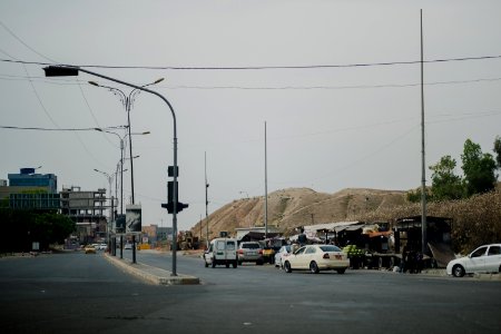 Views in Mosul at the base of the Shrine of Nebi Yunis was built, in summer of 2019 after its destruction by the Islamic State 10