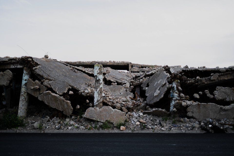 Views in May of 2019 around the ruined old city of Shingal after the war with the Islamic State 19