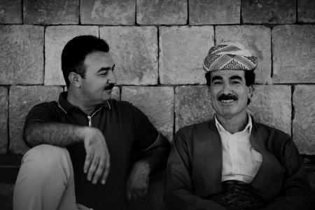 Views in summer of 2019 around Lalish, including Ezidi pilgrims and worshippers 32