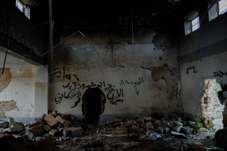 Views in May of 2019 of the ruined old city of Shingal after the war with the Islamic State 07