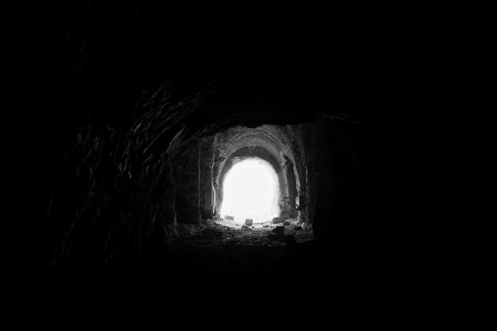 Views of a cave at the Monastery of Saint Matthew 05