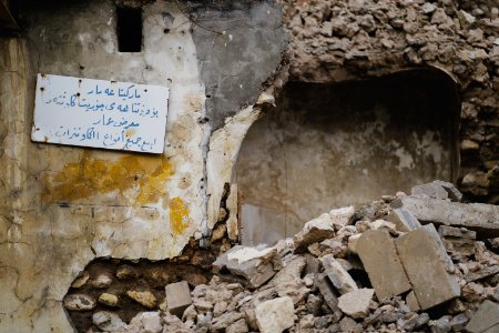 Views in May of 2019 of the downtown and old city of Shingal after the war with the Islamic State 43
