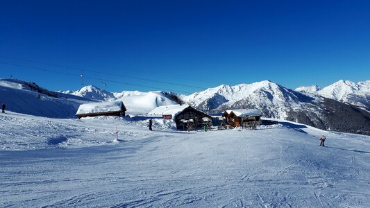 Cold mountain summit nendaz photo