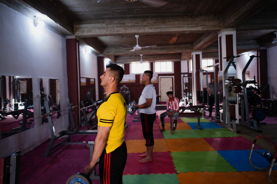 Views inside a gym in June of 2019 around the city center of Shingal 05