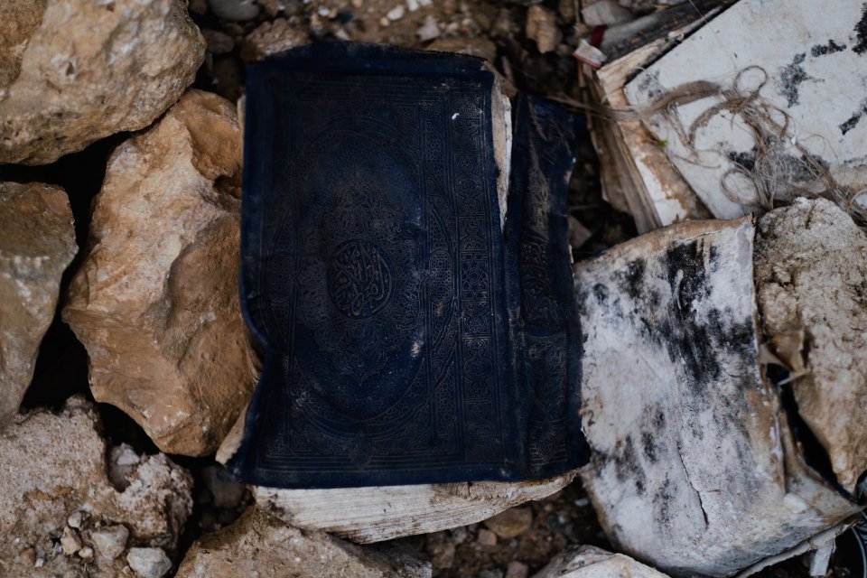 Views in May of 2019 of the downtown and old city of Shingal after the war with the Islamic State 48