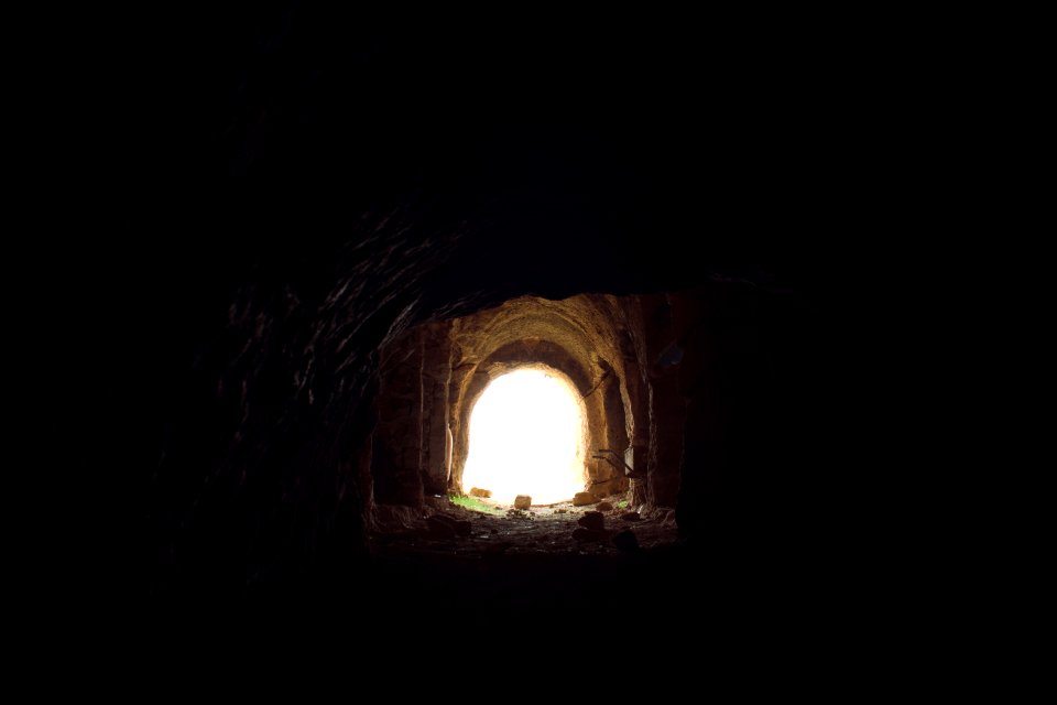 Views of a cave at the Monastery of Saint Matthew 04