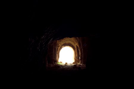 Views of a cave at the Monastery of Saint Matthew 04