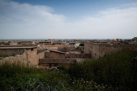 Views in May of 2019 of the downtown and old city of Shingal after the war with the Islamic State 08