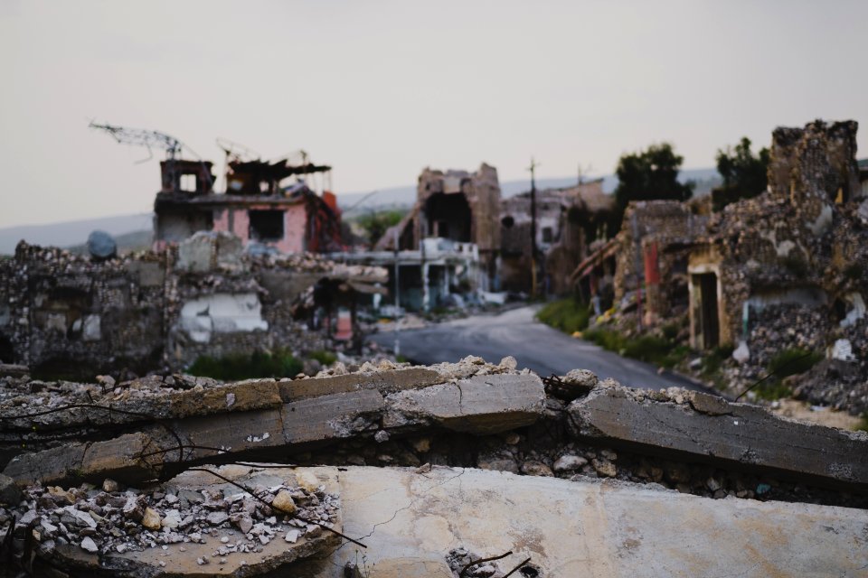Views in May of 2019 of the destruction of the old city of Shingal after the war with the Islamic State 11