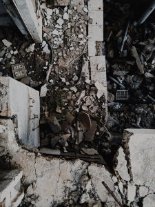 Views in May of 2019 of the destruction of the old city of Shingal after the war with the Islamic State 26