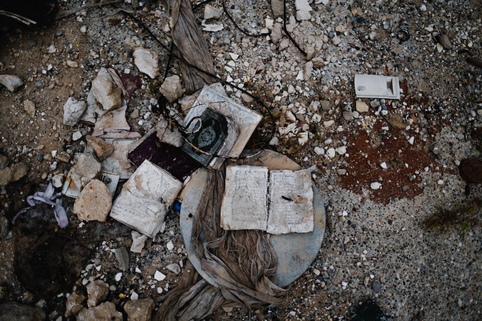 Views in May of 2019 of the downtown and old city of Shingal after the war with the Islamic State 14