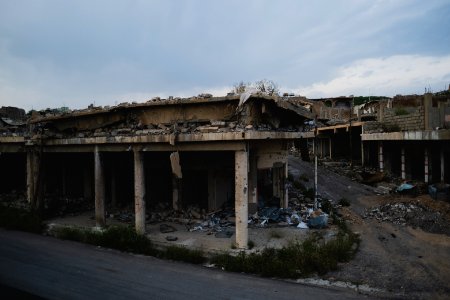 Views in May of 2019 of the destruction of the old city of Shingal after the war with the Islamic State 03