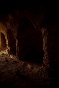 Views of a cave at the Monastery of Saint Matthew 03