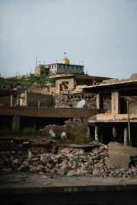 Views in May of 2019 of the ruined old city of Shingal after the war with the Islamic State 42
