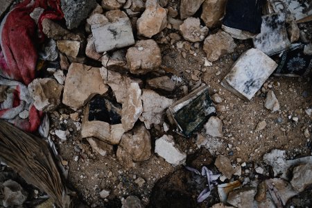 Views in May of 2019 of the downtown and old city of Shingal after the war with the Islamic State 16