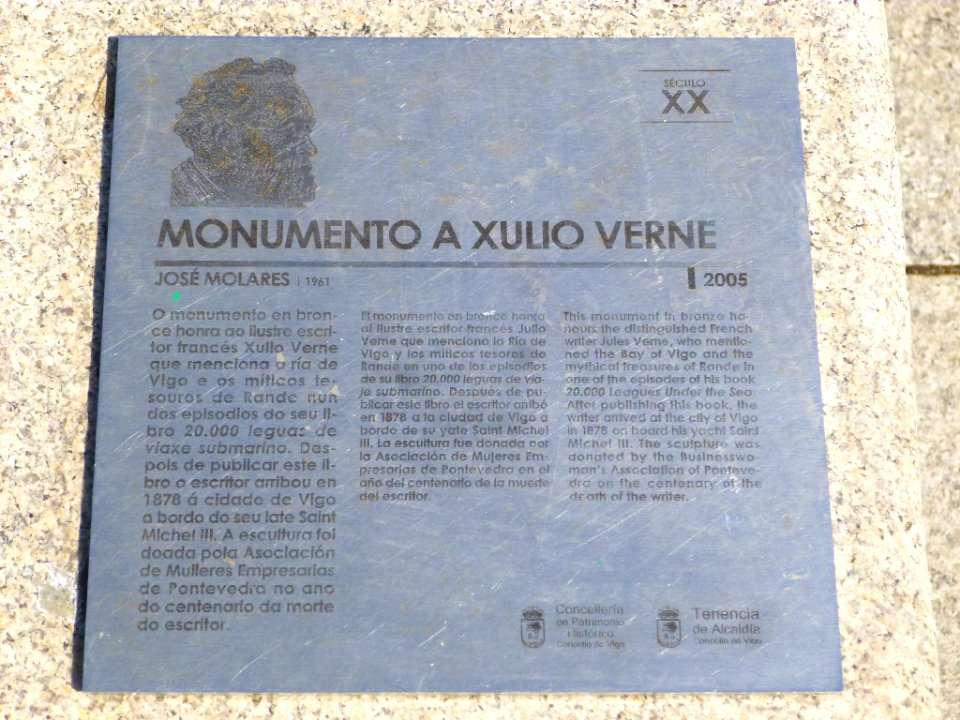 Vigo - Monumento a Julio Verne 3
