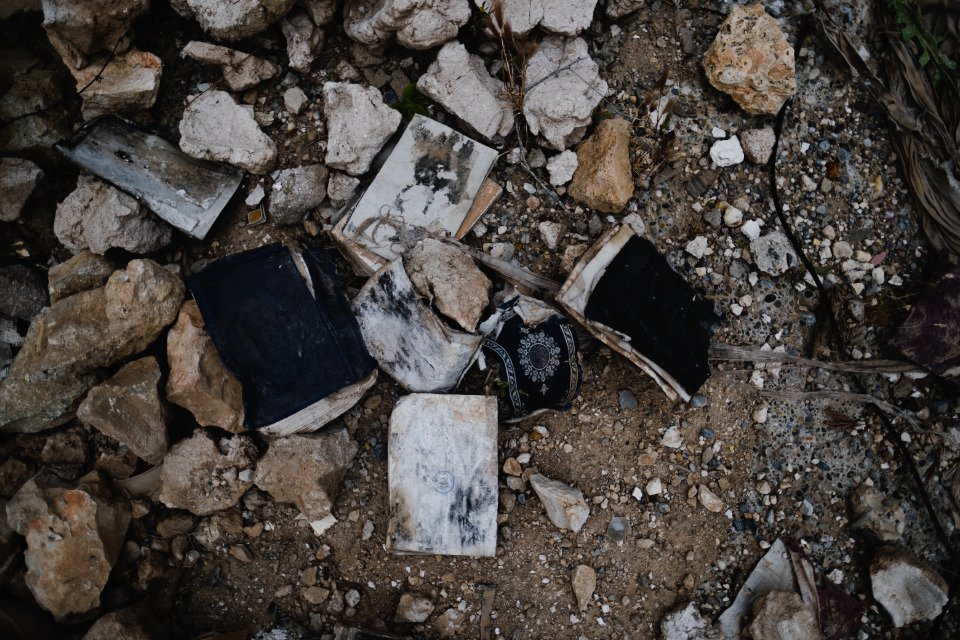 Views in May of 2019 of the downtown and old city of Shingal after the war with the Islamic State 15