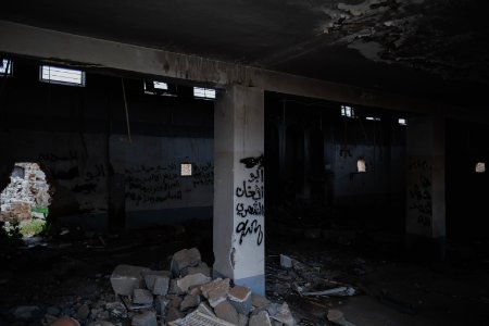 Views in May of 2019 of the ruined old city of Shingal after the war with the Islamic State 21
