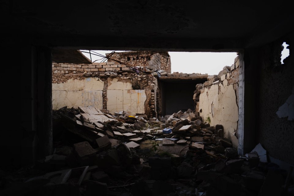 Views in May of 2019 of the ruined old city of Shingal after the war with the Islamic State 20