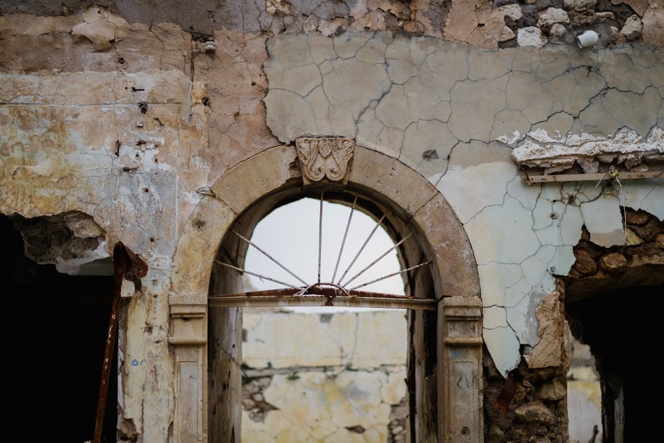 Views in May of 2019 of the ruined old city of Shingal after the war with the Islamic State 28