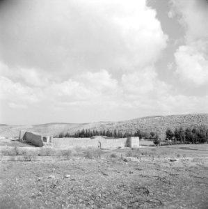 Vijver van Salomon langs de weg van Bethlehem naar Jeruzalem, Bestanddeelnr 255-5493