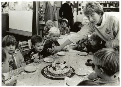 Vijfentwintig-jarig bestaan van peuterspeelzaal De Carousel aan de Betuwelaan