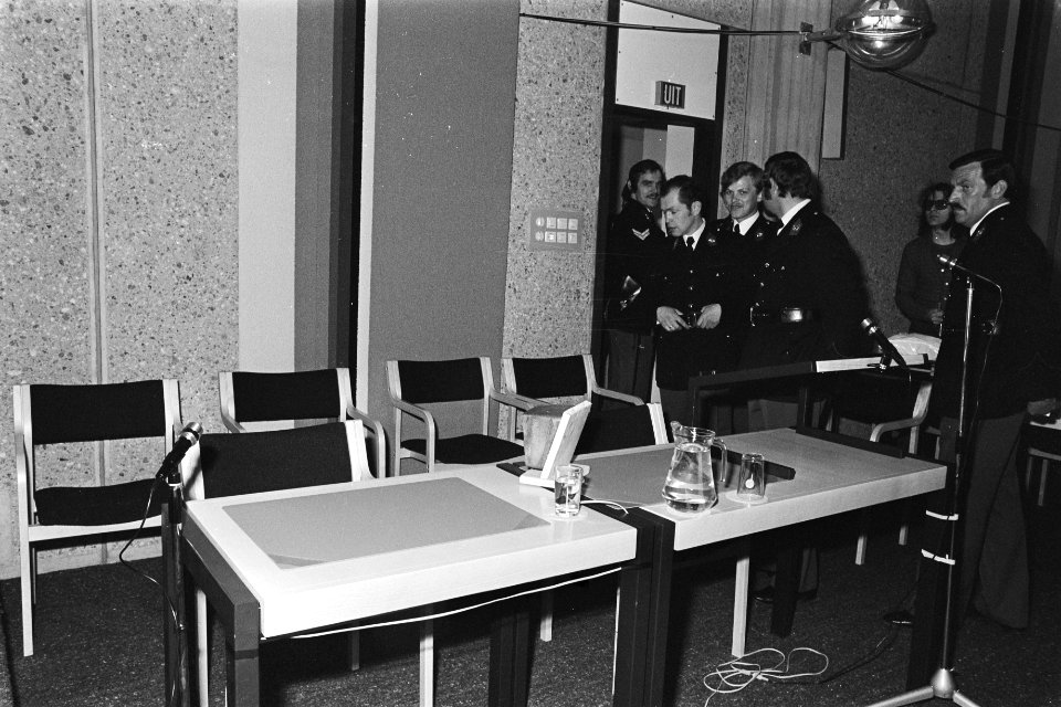 Vijfde dag proces Menten getuigedeskundige prof. Ruten, Bestanddeelnr 929-1823