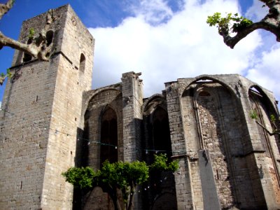 Villemagne-l'Argentière (Hérault, Fr) le haut de l'église
