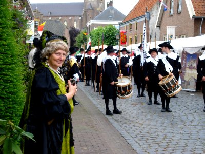 Ville de Megen 650 ans, jeux historiés