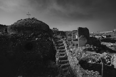 Views on 28th June 2019 in and around the destroyed Catholic cathedral in Sinjar 10