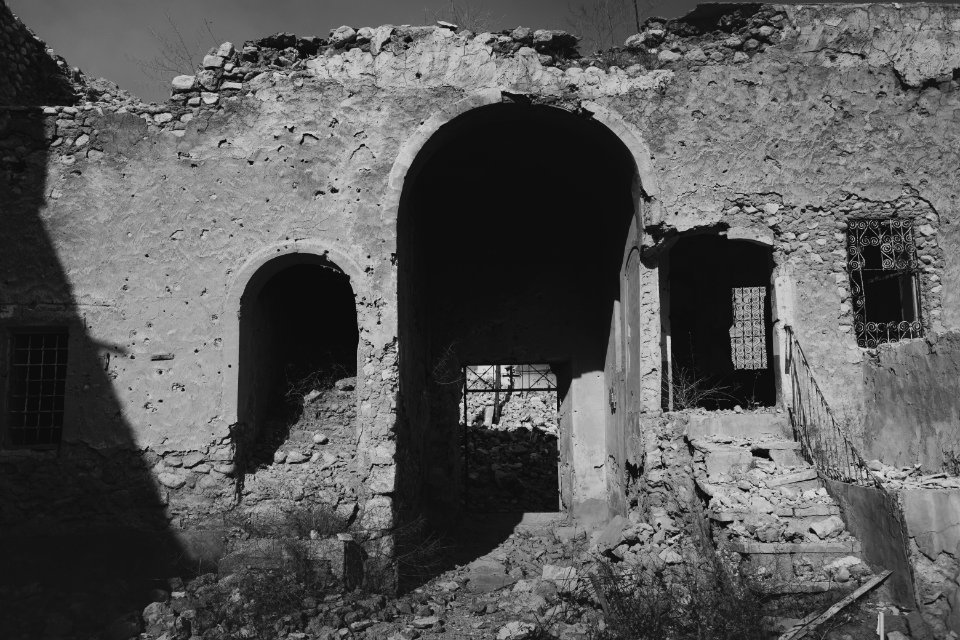 Views on 28th June 2019 in and around the destroyed Catholic cathedral in Sinjar 11