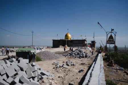 Views of the Shia shrine of Sayida Zeyneb in April of 2019 in Shingal 26