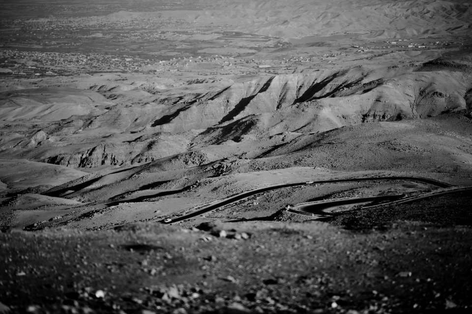 Views on Mount Nebo in Jordan, looking toward the Dead Sea and the border with Israel 02