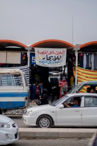 Views of the ruins and markets at the mound where the Shrine of Nebi Yunis was built, in summer of 2019 after its destruction by the Islamic State 16