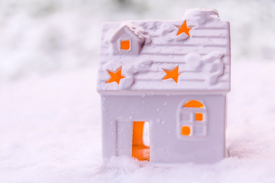 Advent window door