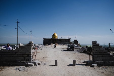 Views of the Shia shrine of Sayida Zeyneb in April of 2019 in Shingal 24