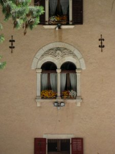 Villa Matschatsch, window, northern aspect