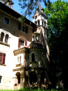 Villa Matschatsch, chapel and corner tower, southern aspect 1