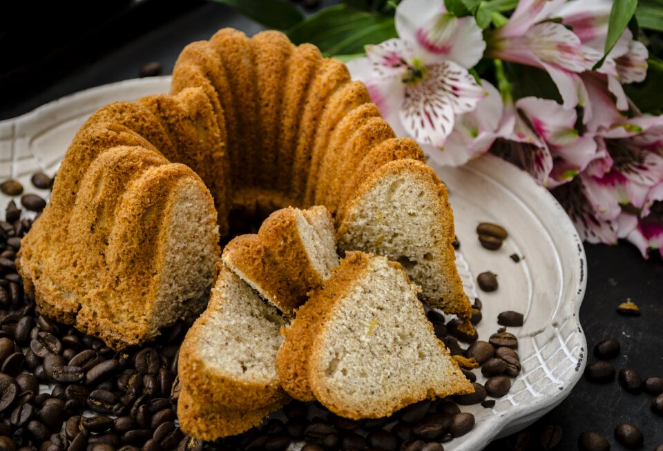 Coffee cake sugar cake pastry