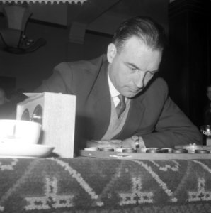 Vijfde ronde, pers damkampioenschap 1964, Van Dijk, Bestanddeelnr 916-2344