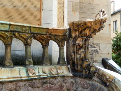 Villa Majorelle, North façade guardrail (detail)