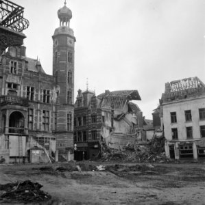 Vernielingen aan het Stadhuis en omgeving in Venlo, Bestanddeelnr 900-2193