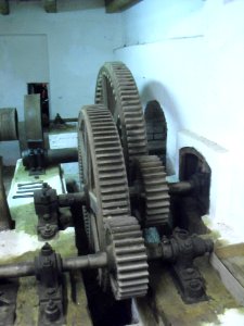 Verne-Schäfermeiers Mühle - Getriebe Mühlrad
