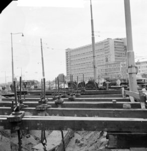 Verlegging rijbanen op het Weena, Bestanddeelnr 912-8681