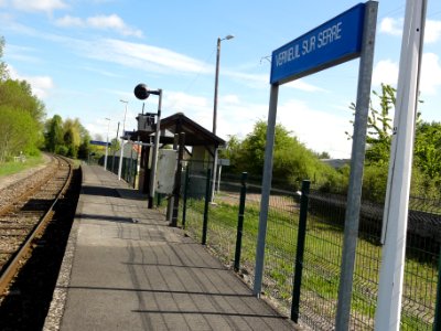 Verneuil-sur-Serre (Aisne) la gare