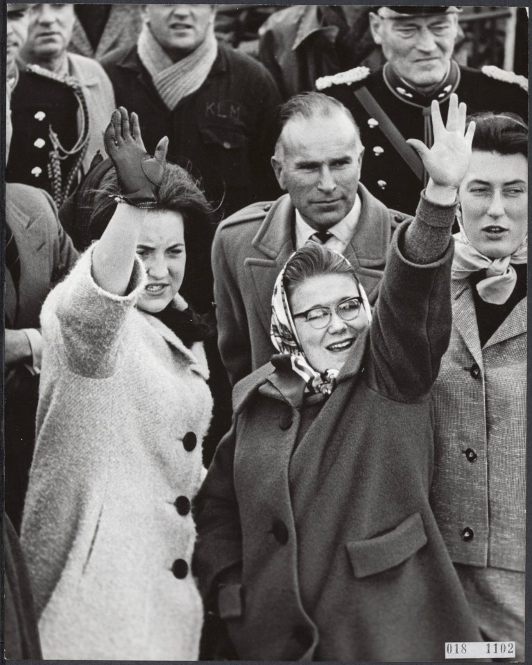 Vertrek Koningin naar Mexico, Bestanddeelnr 018-1102