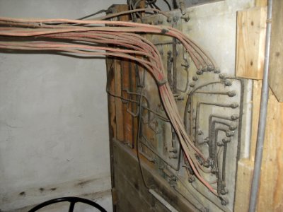 Verne-Schäfermeiers Mühle - Schalttafel Rückseite