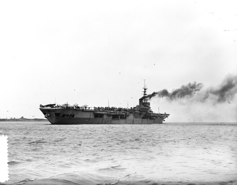 Vertrek Karel Doorman uit Rotterdam, Bestanddeelnr 904-9180