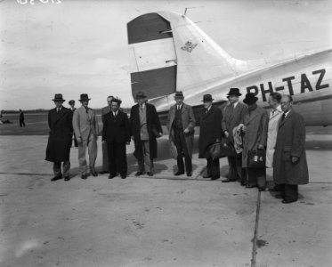 Vertrek Amsterdamse delegatie naar Praag, Bestanddeelnr 902-1838